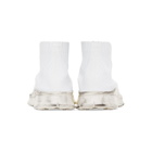 Maison Margiela White Paint Splatter Sock Sneakers