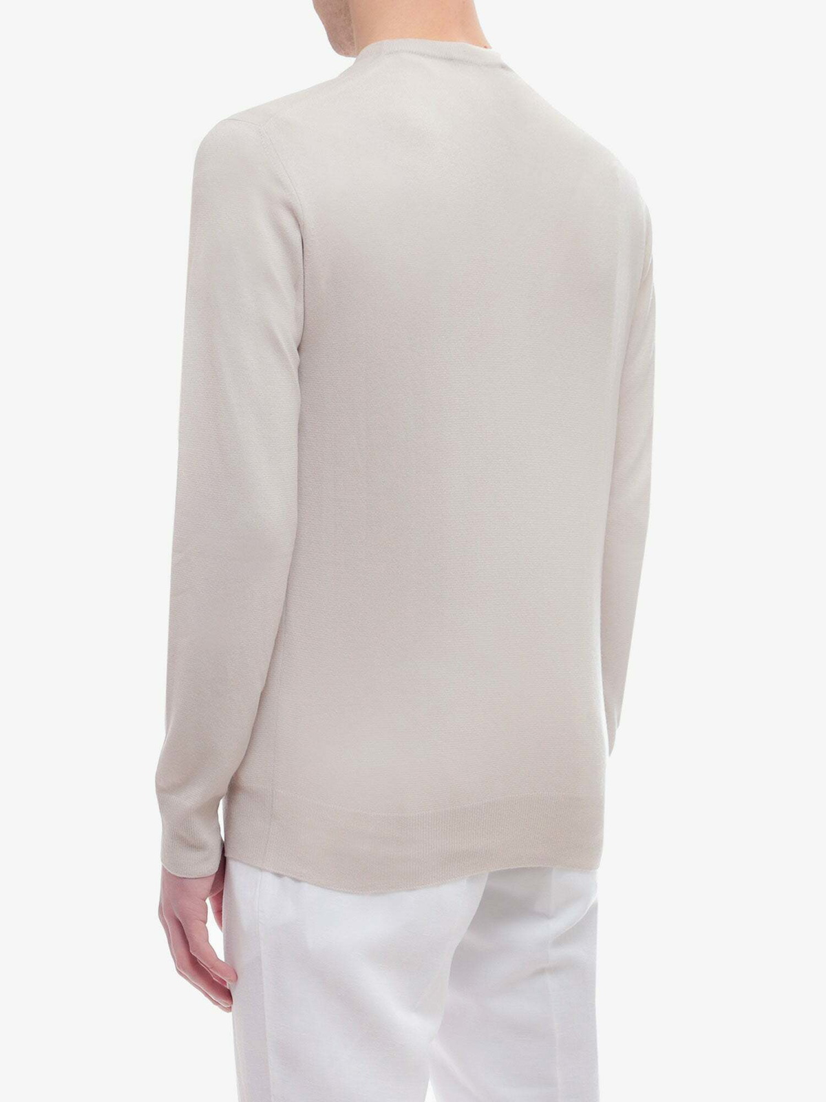 LORO PIANA - Man - Beige - Knit Sweater