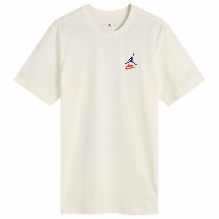 Photo: Air Jordan Rare Air AJ3 T-Shirt in Sail/Deep Royal