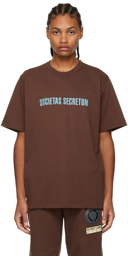 Helmut Lang Brown 'Societas' T-Shirt