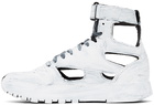 Maison Margiela White Reebok Edition Handpainted Tabi High-Top Sneakers