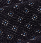 Drake's - 8cm Silk-Jacquard Tie - Blue