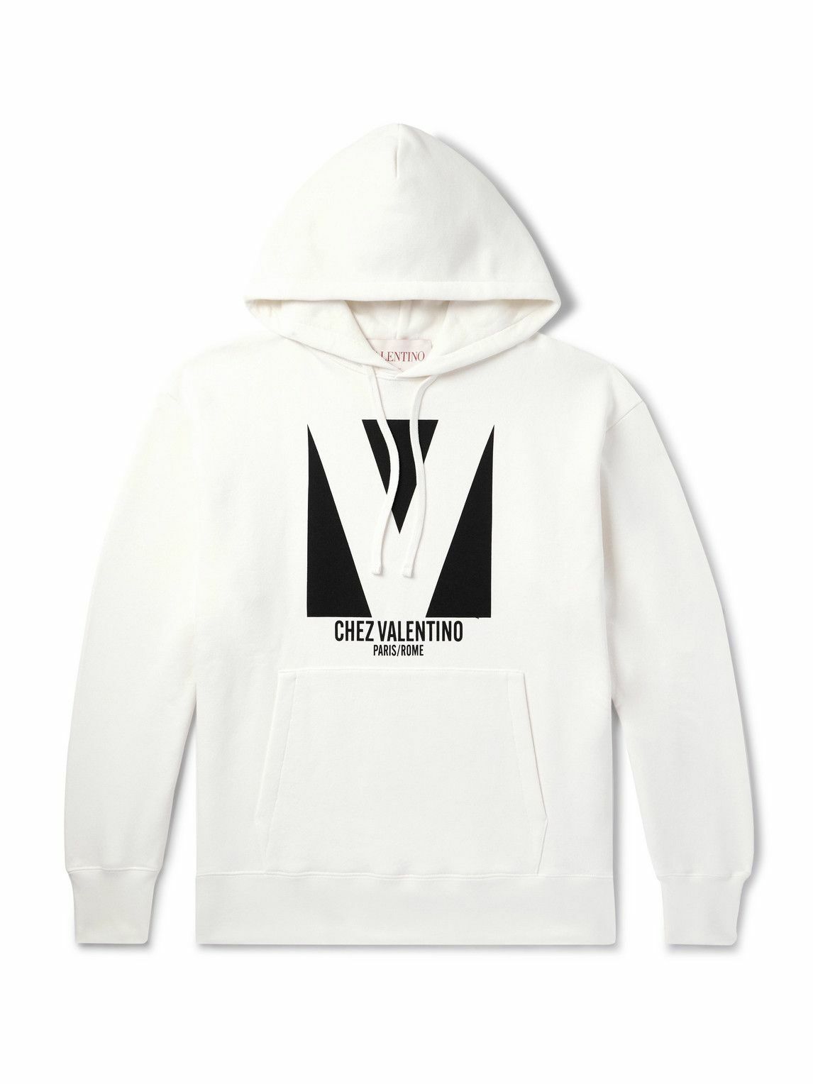 VALENTINO GARAVANI chez valentino oversized hoodie White
