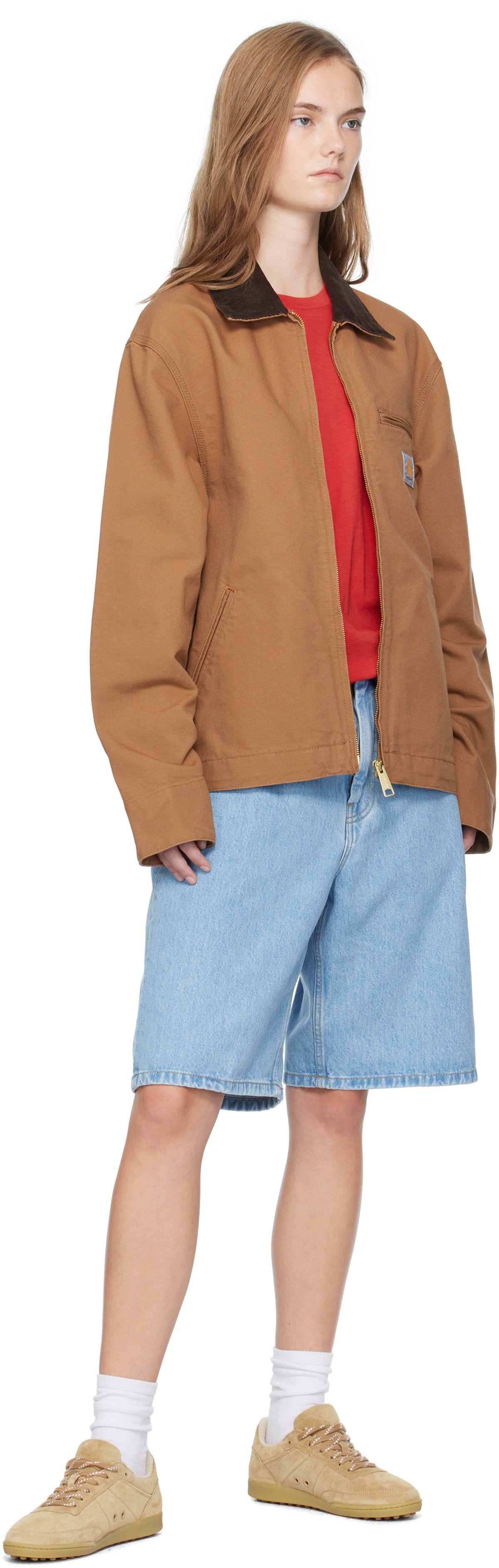 Carhartt Work In Progress Brown Detroit Jacket