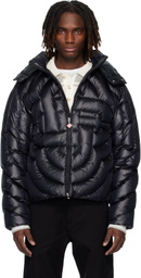 Casablanca Black Quilted Down Jacket