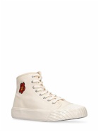 KENZO PARIS - 20mm Cotton High Top Sneakers