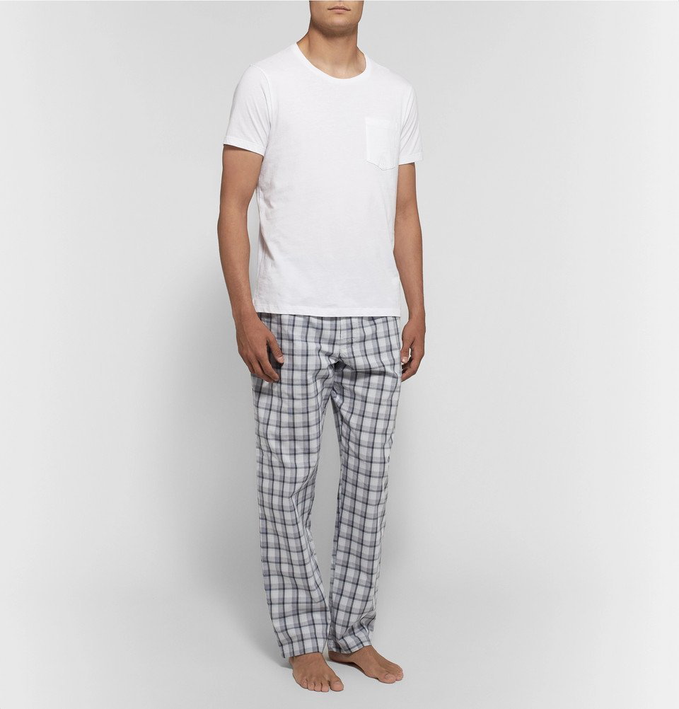 Calvin Klein Mens Pyjama Trousers BlueGrey  Sportpursuitcom