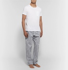 Calvin Klein Underwear - Checked Woven Pyjama Trousers - Men - Blue