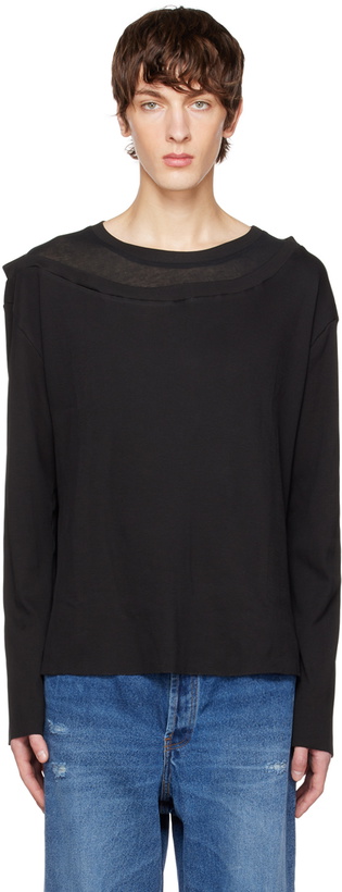 Photo: Edward Cuming SSENSE Exclusive Black Long Sleeve T-Shirt