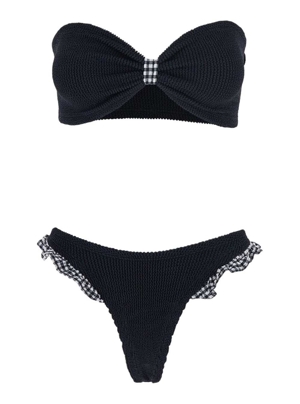 Hunza G Women's Scrunchie in Navy/White Hunza G