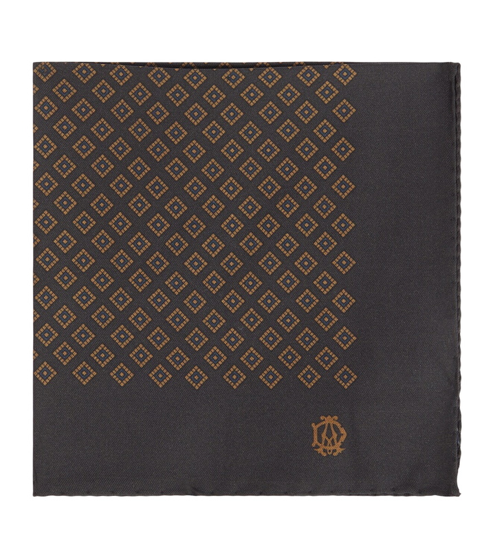 Photo: Dunhill Printed silk pocket square