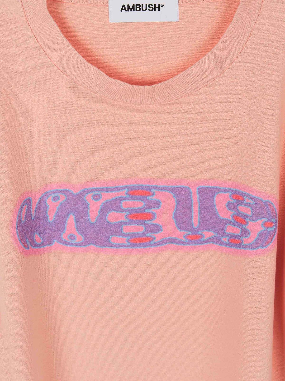AMBUSH Logo Printed Crewneck T-shirt