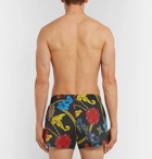 Versace - Short-Length Printed Swim Shorts - Black