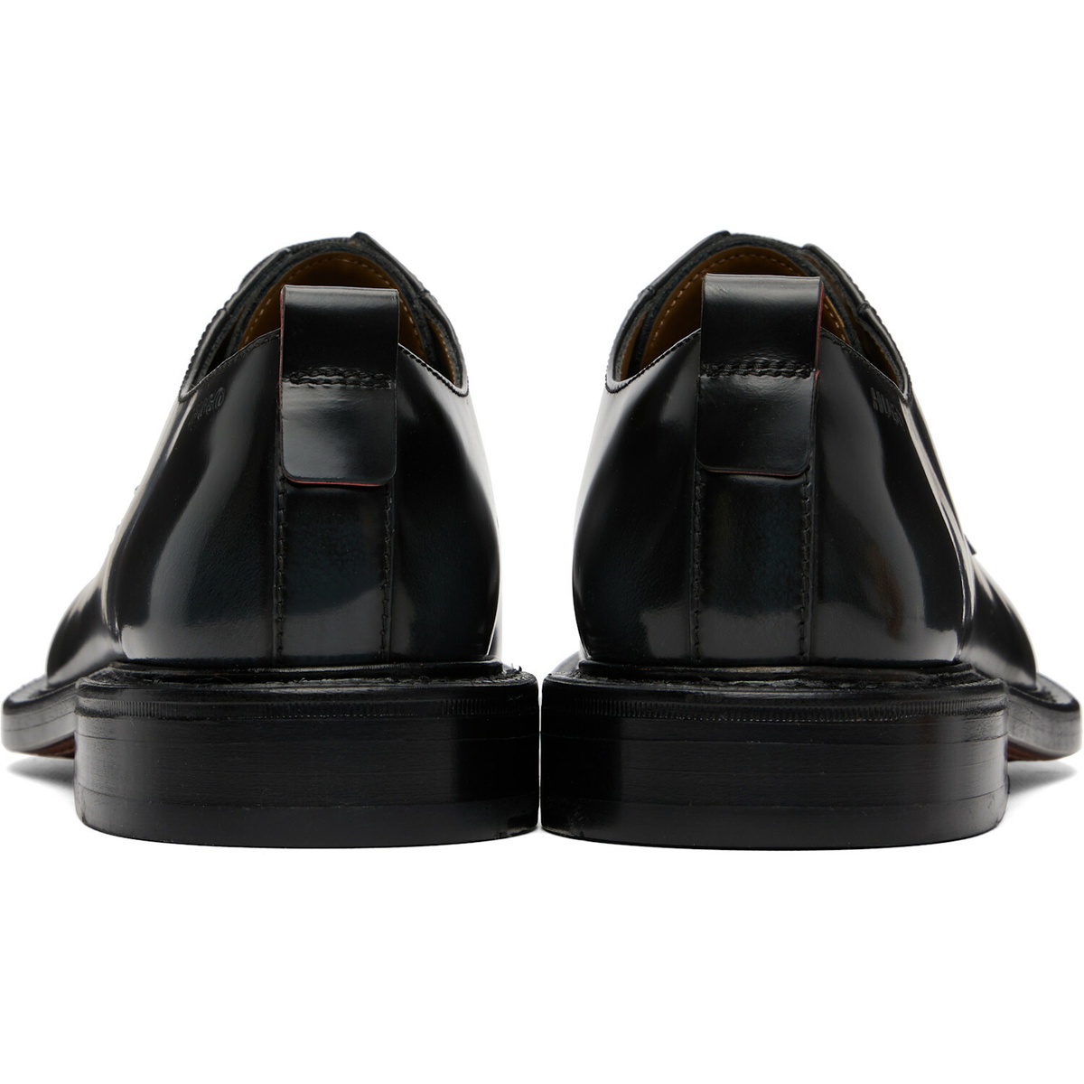 Hugo Black Leather Derbys