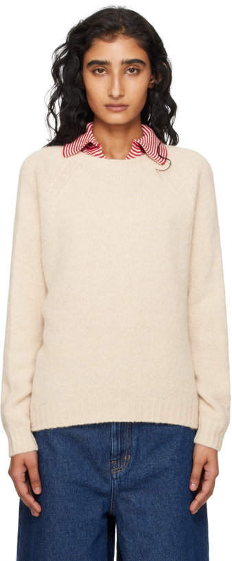 Photo: Weekend Max Mara Off-White Ghiacci Sweater