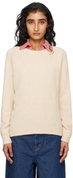 Weekend Max Mara Off-White Ghiacci Sweater