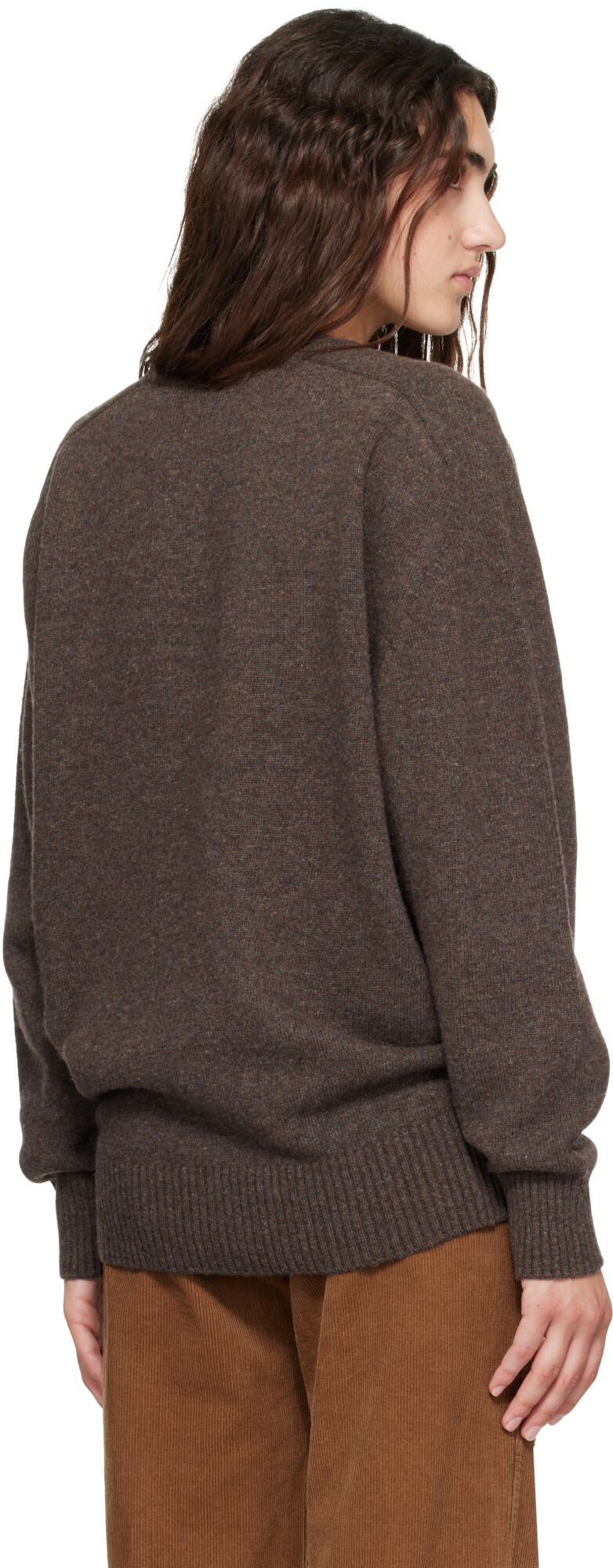 Nothing Written Brown Carna V-Neck Sweater