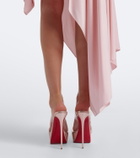 Christian Louboutin Just Nothing leather platform mules