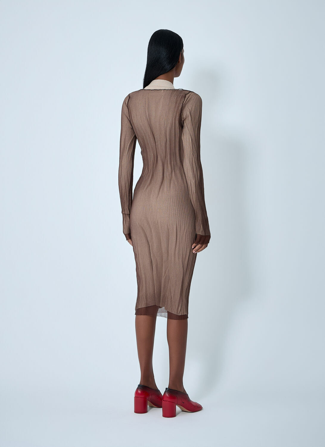 MM6 Maison Margiela Layered Cardigan Dress