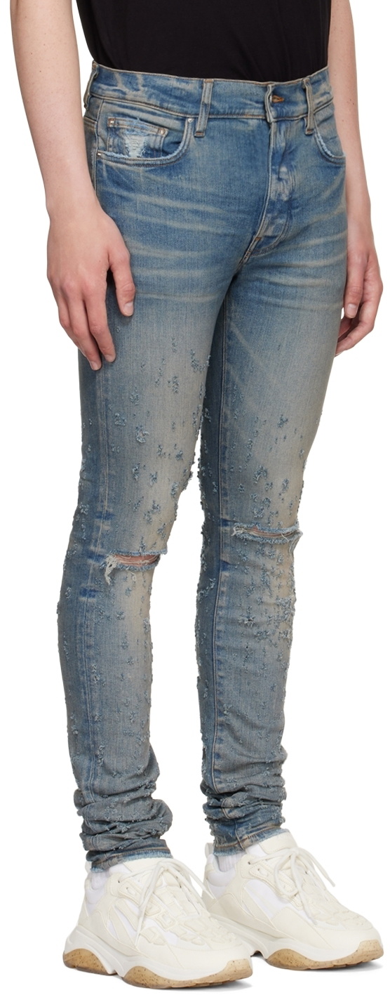 AMIRI Blue Shotgun Jeans Amiri