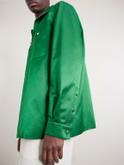 Valentino Garavani - Satin Zip-Up Jacket - Green