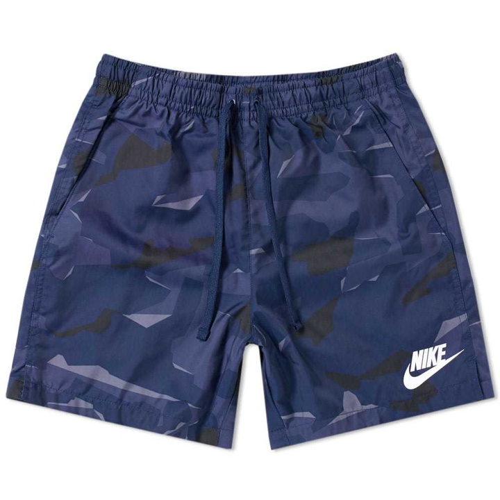 Photo: Nike Flow Camo Woven Short Blue
