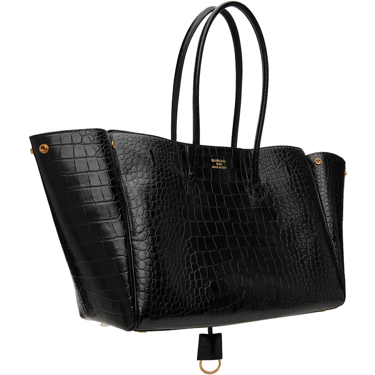Balenciaga Black Bel Air M Carry All Bag