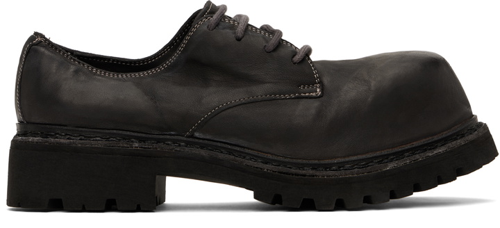 Photo: A Diciannoveventitre SSENSE Exclusive Gray Prisma Derbys