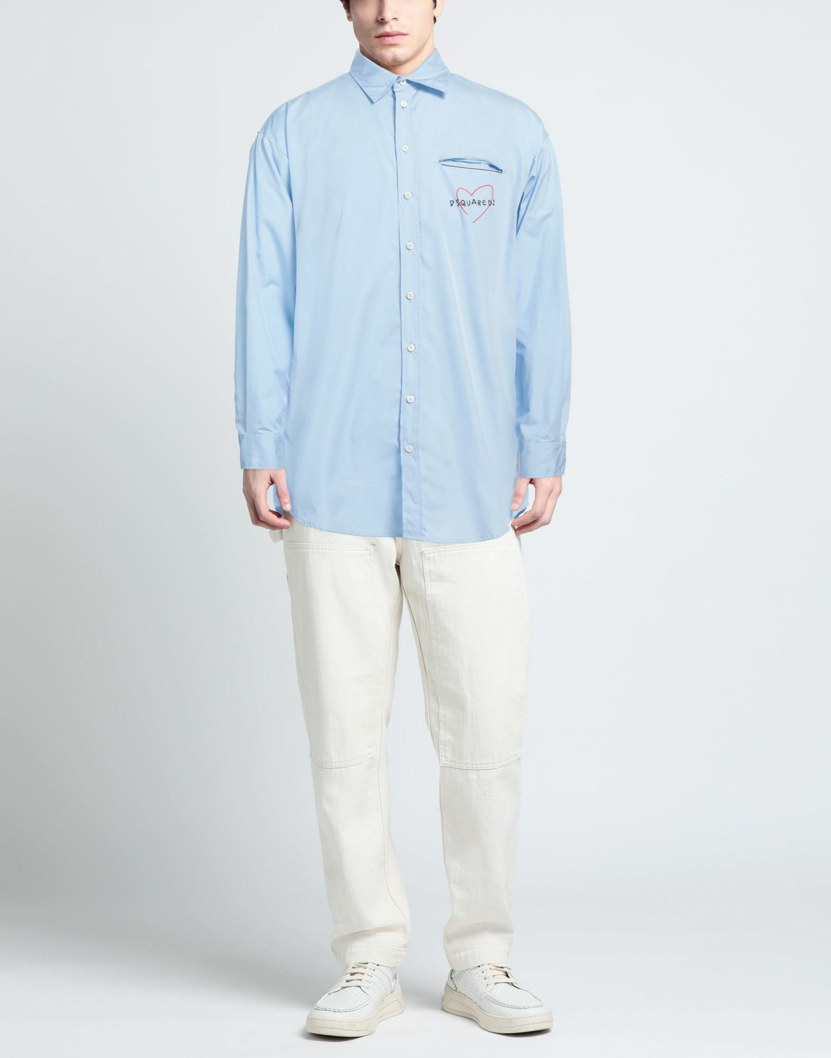 Dsquared2 Mens Shirt Sky in Blue