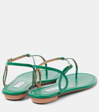 Aquazzura Almost Bare leather thong sandals