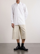 Amomento - Cotton-Blend Bermuda Shorts - Neutrals