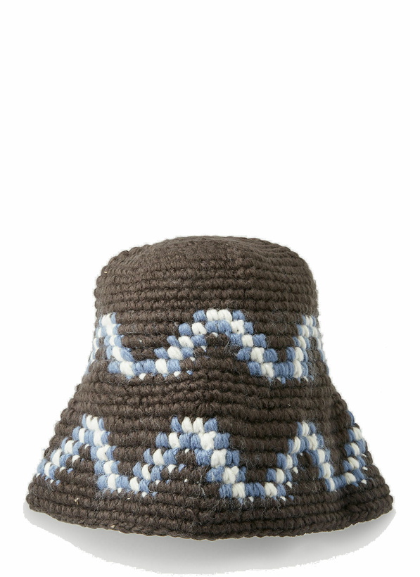 Photo: Giza Knit Bucket Hat in Brown