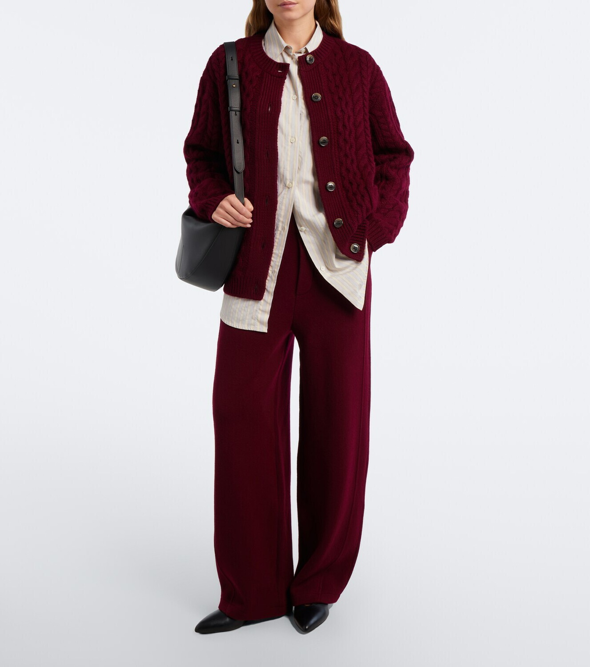 Lisa Yang Veda cashmere barrel-leg pants