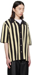 Nanushka Black & Yellow Ziko Shirt