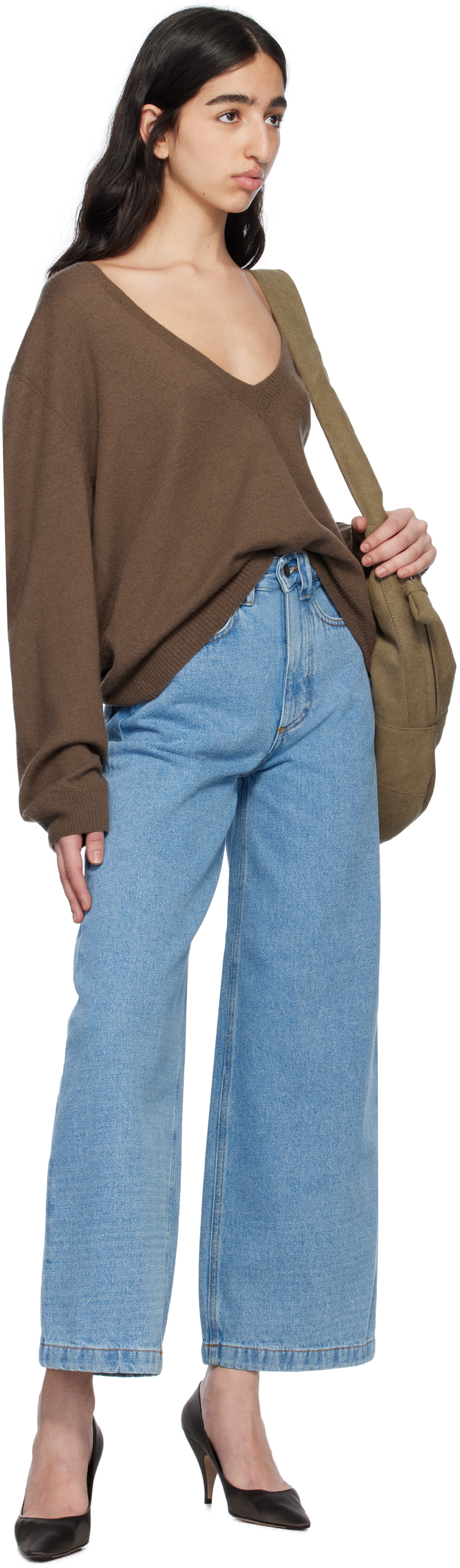Meta Campania Collective Blue Egon Wide-Leg Washed Jeans