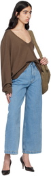 Meta Campania Collective Blue Egon Wide-Leg Washed Jeans