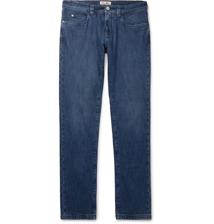 Photo: Loro Piana - Slim-Fit Denim Jeans - Blue