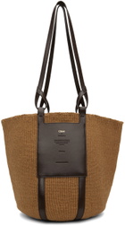 Chloé Brown Mifuko Edition Large Basket Tote