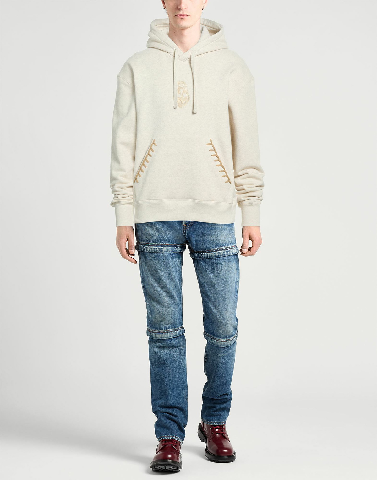 Mcqueen Mens Sweatshirt in Beige