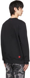 Clot Black Cotton Sweatshirt