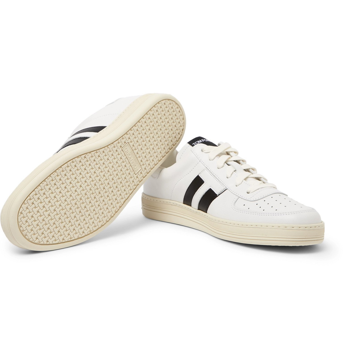 TOM FORD - Radcliffe Leather Sneakers - White TOM FORD