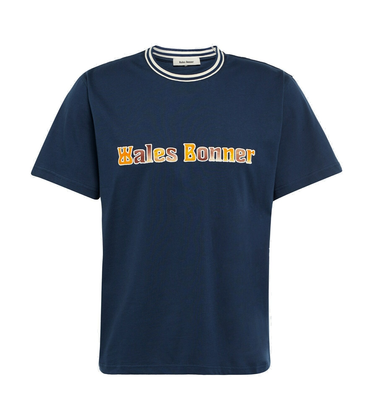 Wales Bonner - Original embroidered cotton T-shirt Wales Bonner