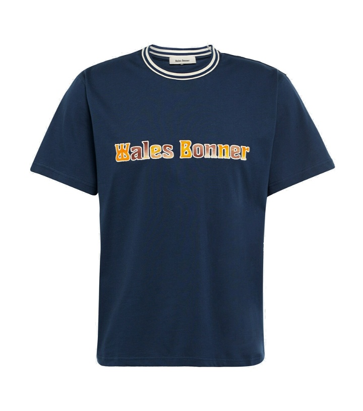 Photo: Wales Bonner - Original embroidered cotton T-shirt