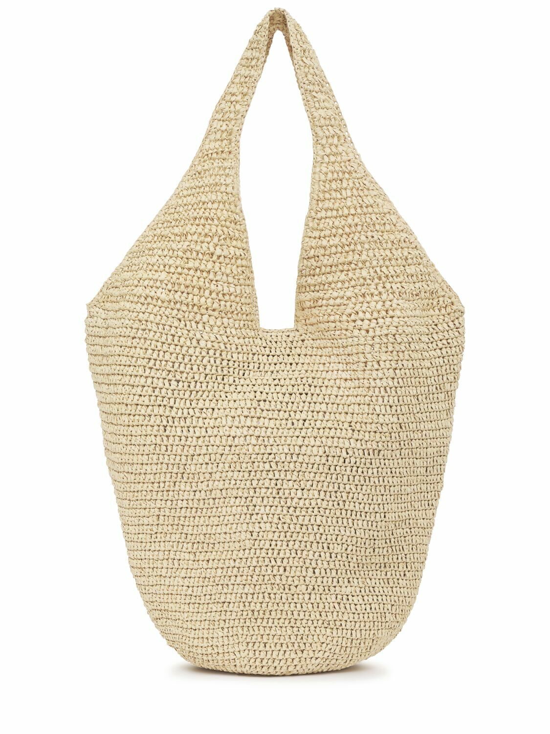 ANINE BING Large Leah Hobo Raffia Effect Bag