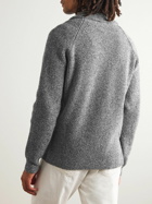John Smedley - Thatch Recycled Cashmere and Merino Wool-Blend Zip-Up Cardigan - Gray