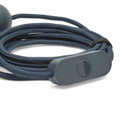 HAY Common Table Lamp Cord Set in Anthracite Blue 