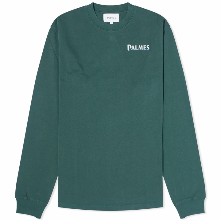 Photo: Palmes Men's Water Long Sleeve T-Shirt in Green
