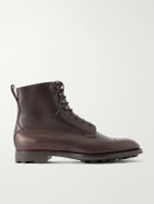 Edward Green - Galway Cap-Toe Leather Boots - Brown