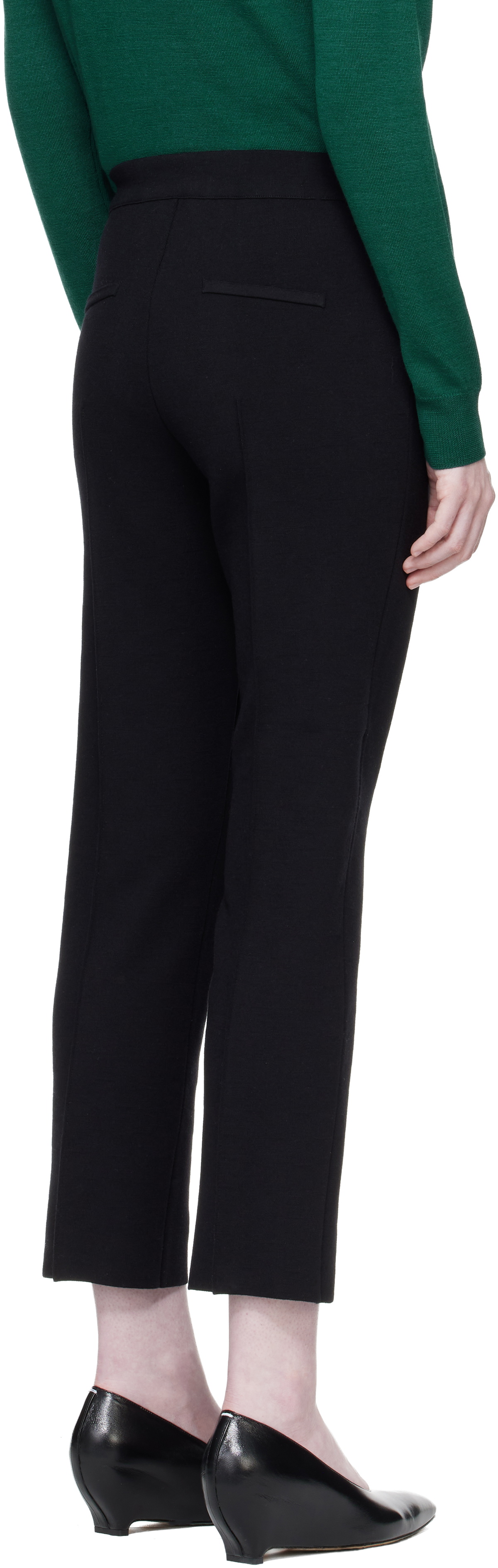 High Sport Black Merino Louis Trousers