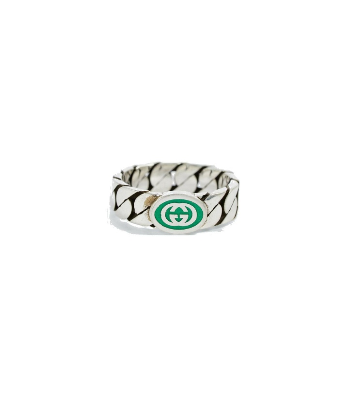 Photo: Gucci - Interlocking G enamel ring